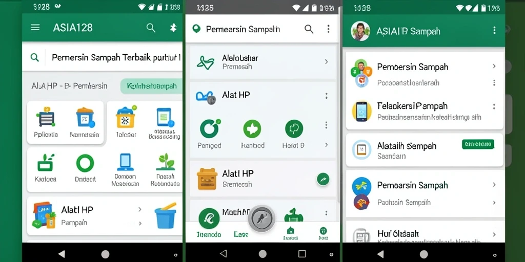 Antarmuka ASIA128 menampilkan fungsi pembersihan yang sederhana dan efektif.