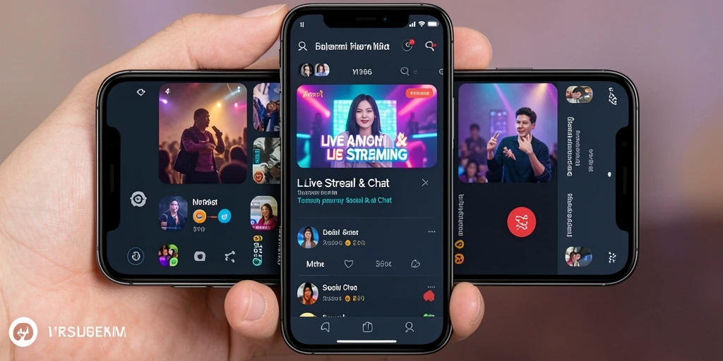 Antarmuka intuitif dan fitur Live Streaming berkualitas tinggi.
