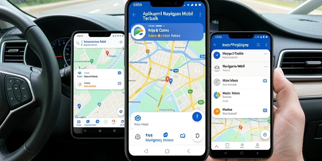 Antarmuka S9S9 menampilkan peta navigasi yang jelas dan informatif.