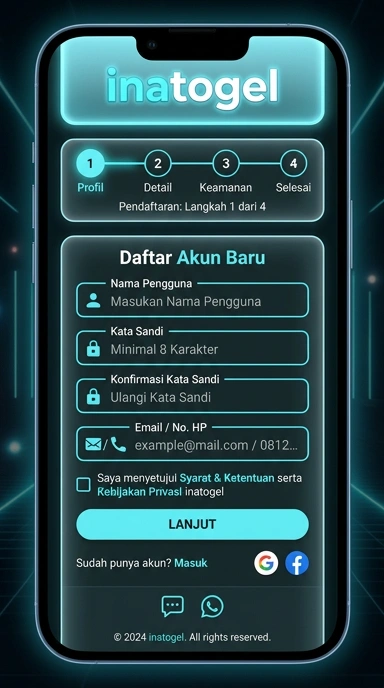 Panduan Registrasi Akun Baru Inatogel untuk Pengguna Android